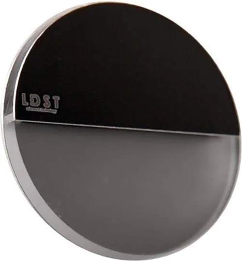 LDST RO-01-CB-BZ4 - LED iluminat scară ROBIN 4xLED/1,2W/230V negru lucios