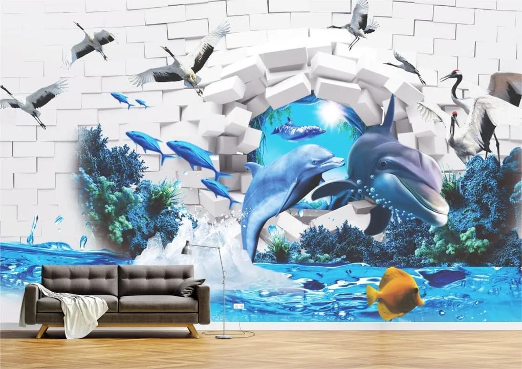 Tapet Premium Canvas - Abstract 3d animale