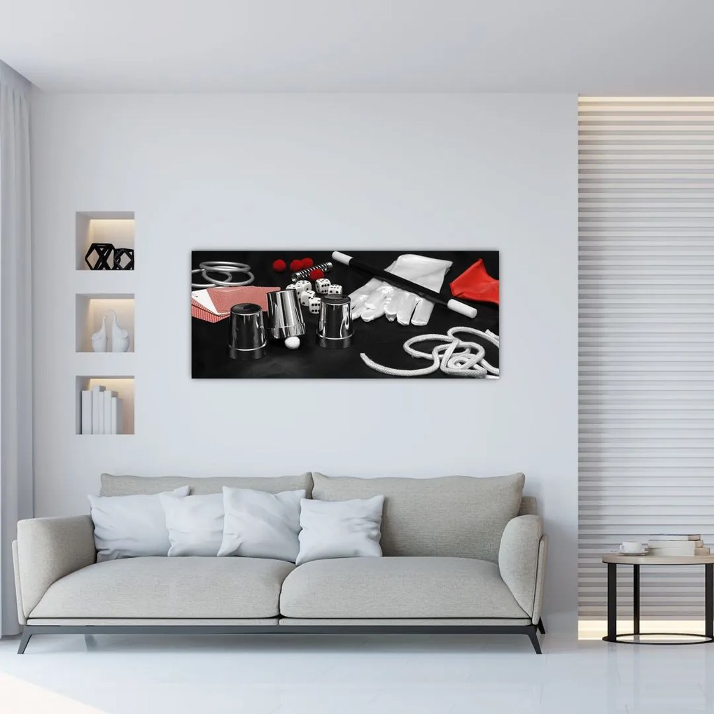 Tablou cu uneltele de magie (120x50 cm)