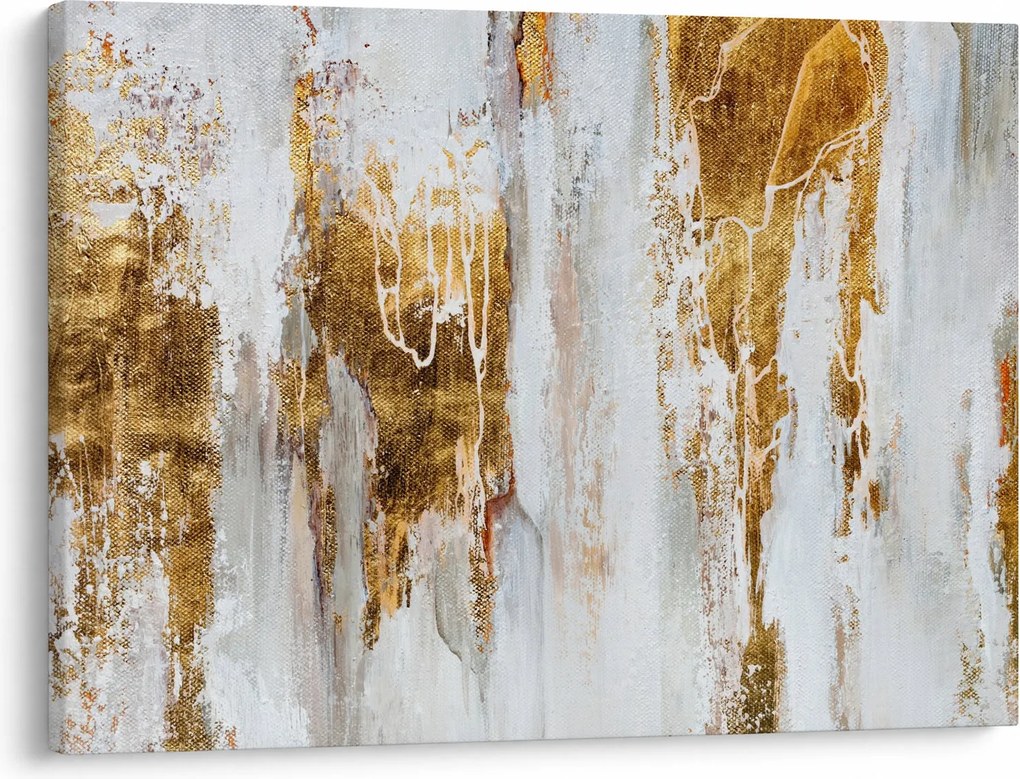 Tablou - Abstract auriu (70x50 cm)