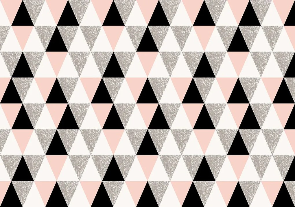 Fototapet - Triunghiuri compuse (254x184 cm), în 8 de alte dimensiuni noi