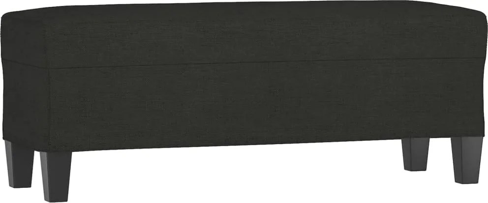 vidaXL Bancă, negru, 100x35x41 cm, textil