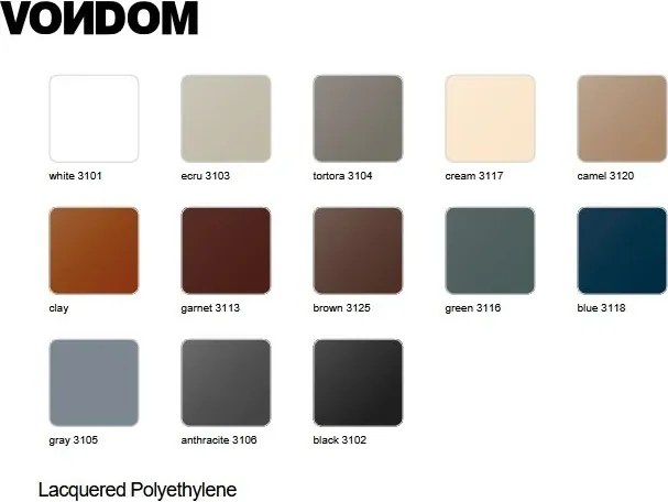 Ghiveci de flori finisaj lucios design decorativ modern pentru amenajari interioare si exterioare, ADAN PLANTER MINI 49068F Vondom