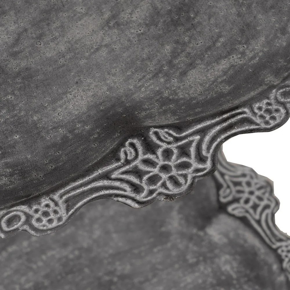 Etajeră gri din metal 45x144x45 cm Mireille – Ixia