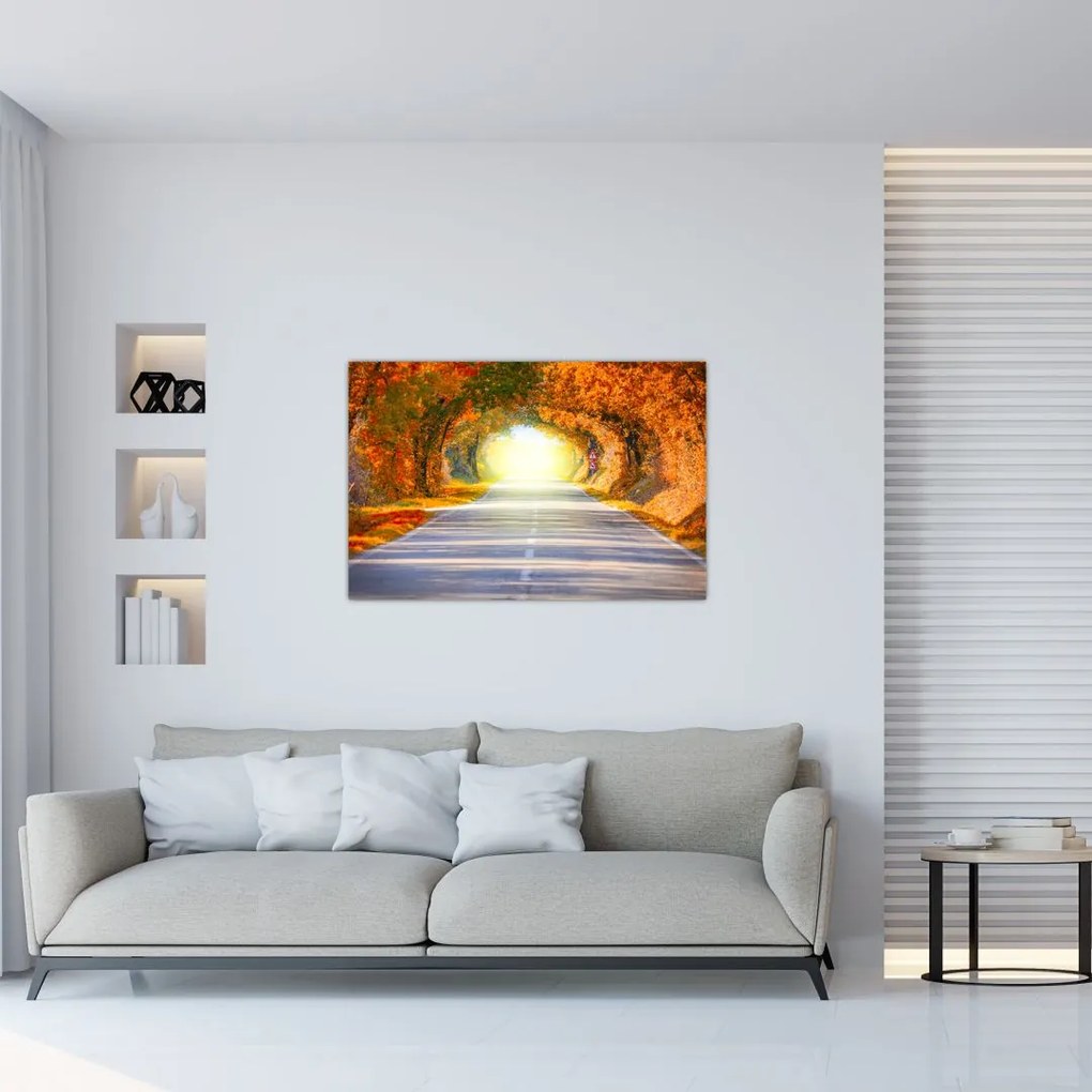 Tablou - Poarta din copaci (90x60 cm)