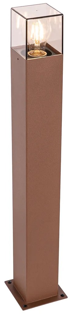 Lampă de exterior 70 cm maro ruginiu cu țăruș de pământ și glandă pentru cablu - Denmark