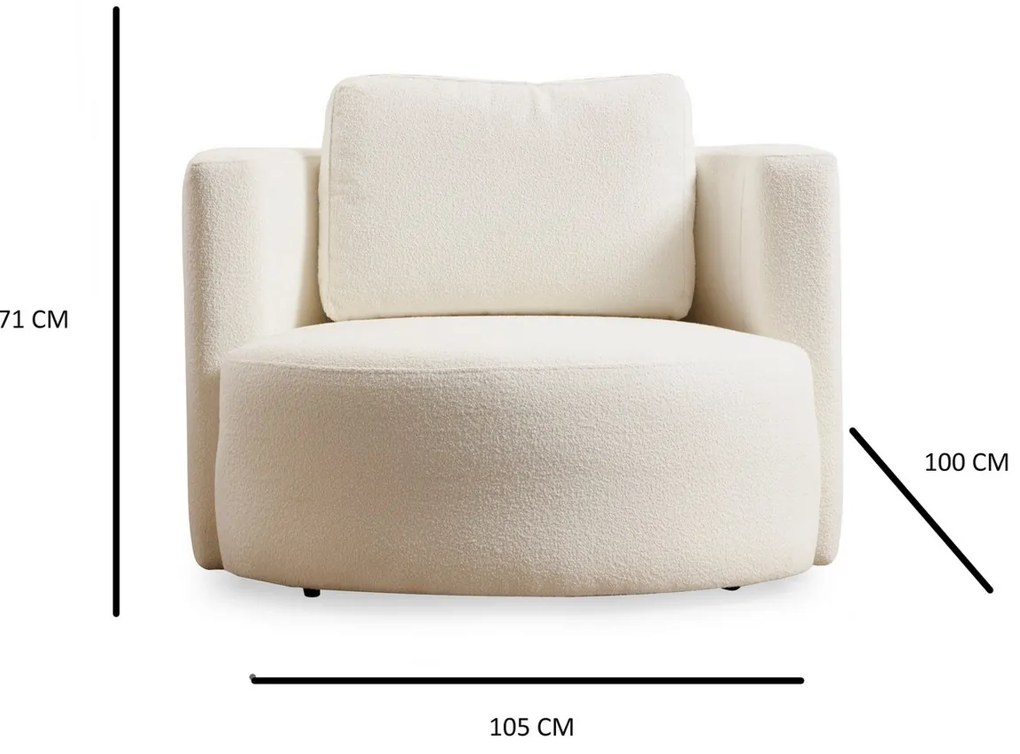 Asos Cream Wing Scaun