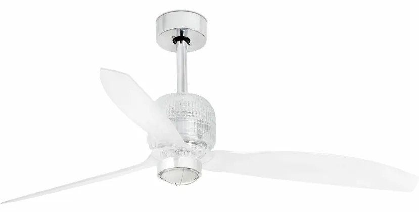 Lustra cu Ventilator si telecomanda DECO FAN M transparent