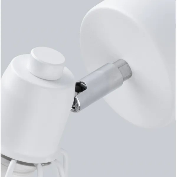 Spot de perete ARTEMIS 1xE14/40W/230V alb Sollux SL.1102