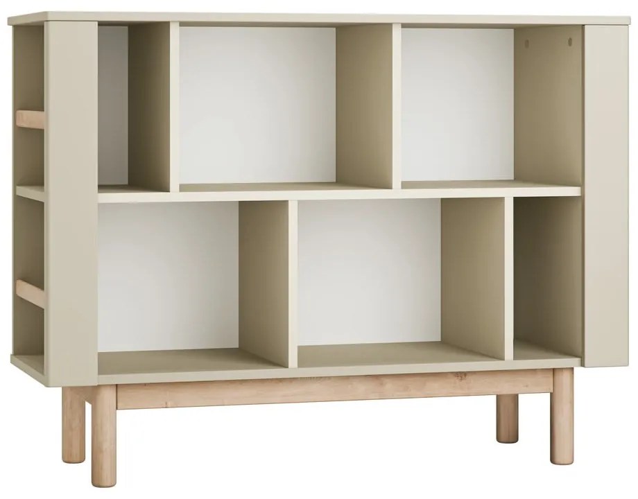 Bibliotecă pentru copii bej 120x40 cm Miloo – Pinio