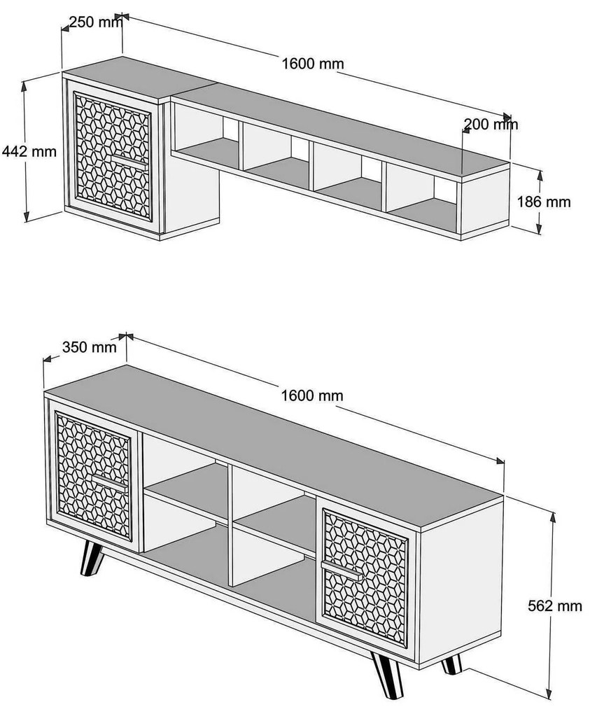Mobilier living Aysha (Nuc + Galben). 1089200