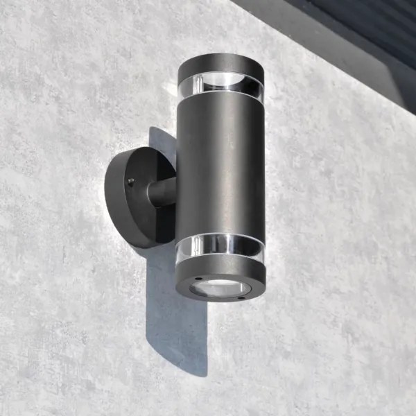 Aplică de exterior RINO 2xGU10/12W/230V IP54 negru