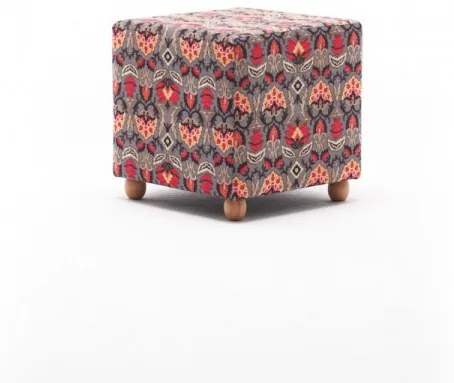 Taburet Bonita Puf Kare, Multicolor