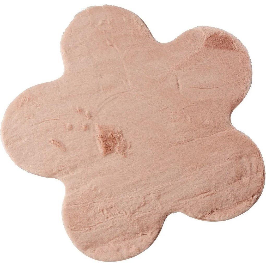 Covor Flower Pink, diametru 90 cm