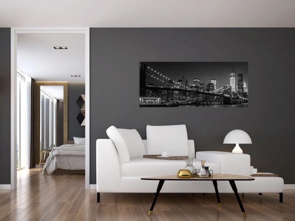 Tablou cu podul Brooklin în New York (120x50 cm)