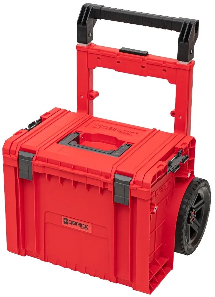 QBRICK SYSTEM PRO Cart 2.0 Red Ultra HD - Cutie de scule cu roți