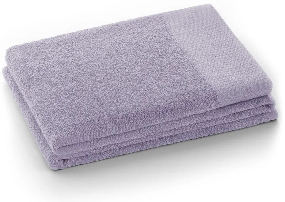 Prosop mov lavandă din bumbac din frotir 70x140 cm Amari – Restilo