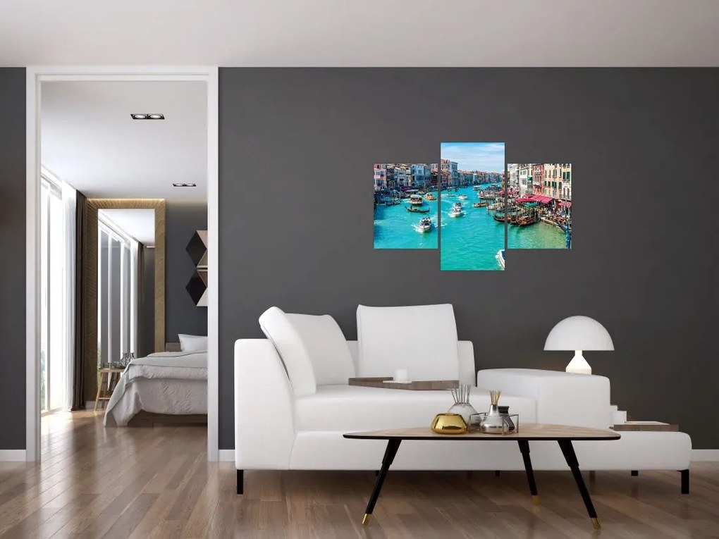 Tablou - Canalul Grande, Veneția, Italia (90x60 cm)