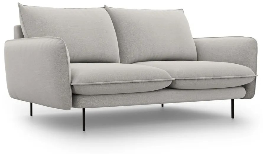 Canapea Cosmopolitan Design Vienna, 160 cm, gri deschis