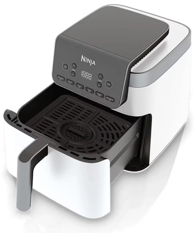 Friteuza cu aer cald Ninja Max Pro AF180EUWH, 2000W, 6.2 L, 1.2 kg, 40-240°C, 6 programe, Alb