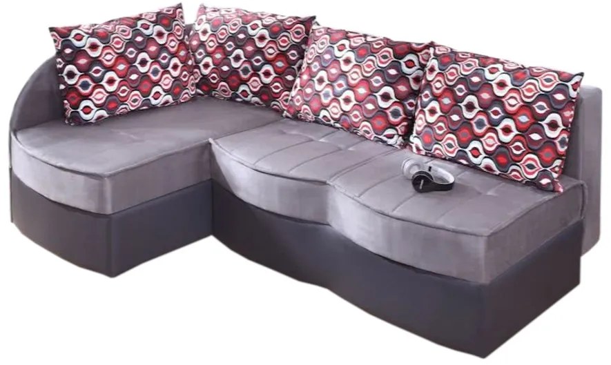 Expedo Colțar extensibil FIGARO, 86x202x145, Alcala 22/Soft 20, tkanina NR1, colţ stânga