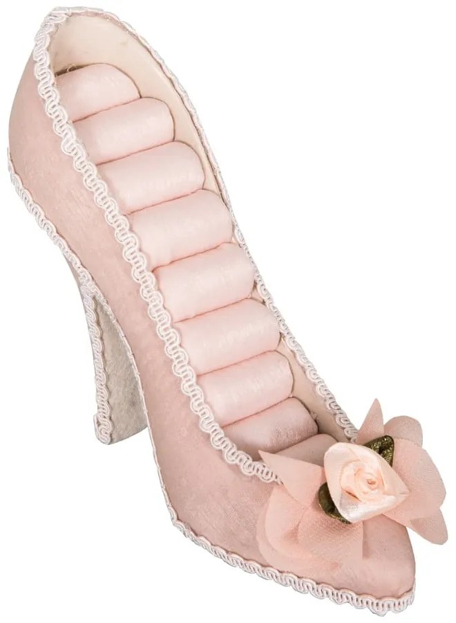 Suport pentru bijuterii Antic Line Chaussure, roz