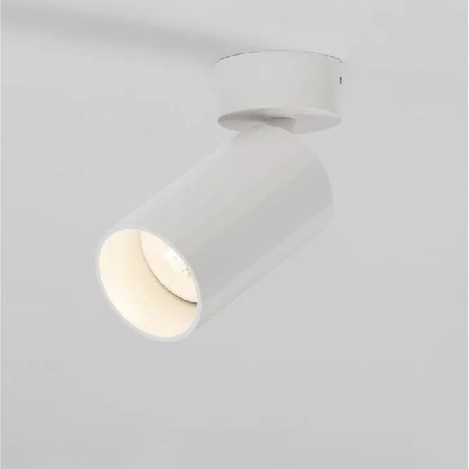 Spot aplicat design tehnic ZELOS alb