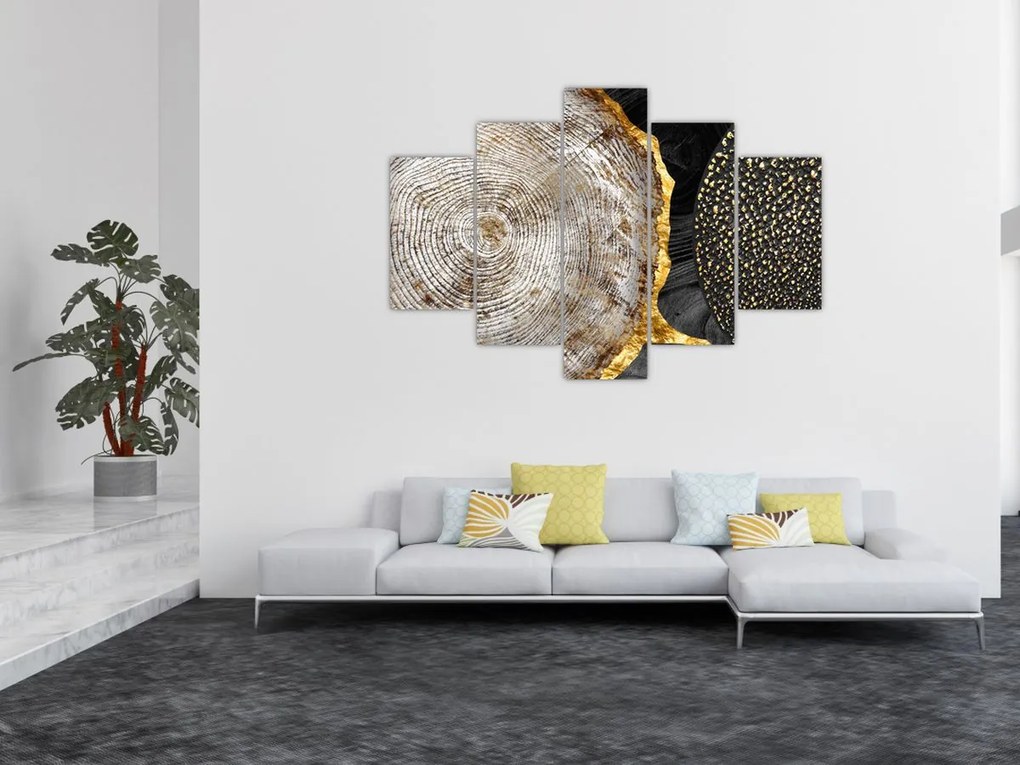 Tablou - Trunchiul copacului colaj 2 (150x105 cm)