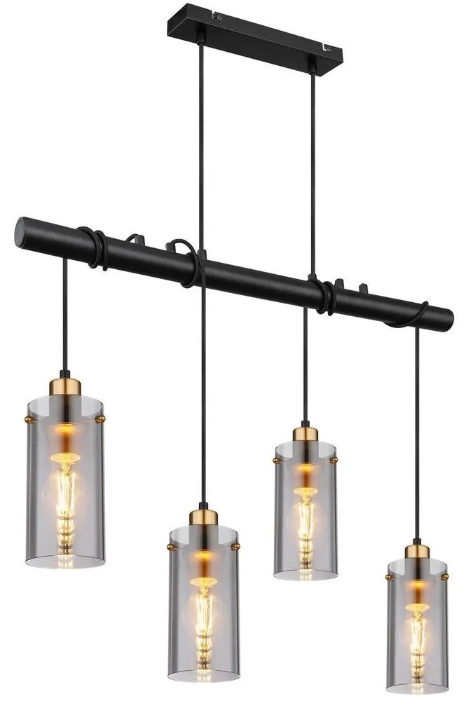 Lustră pe cablu FANNI 4xE27/40W/230V Globo 15564-4H