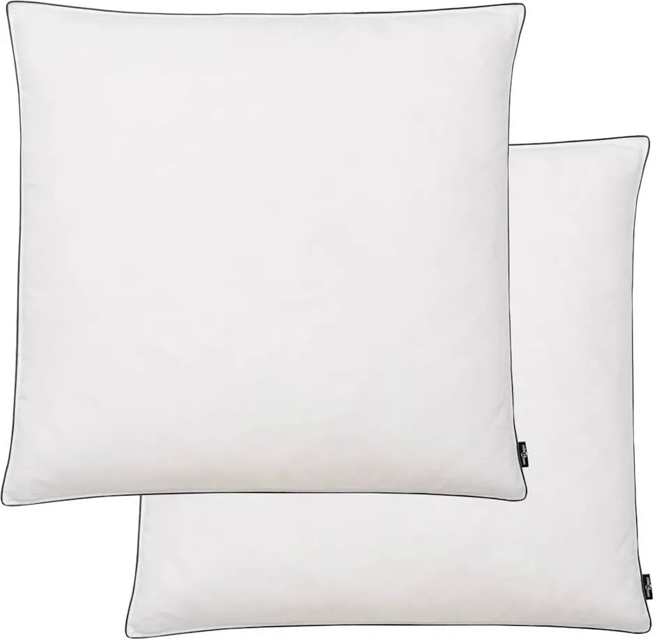 vidaXL Perne cu umplutură din puf/pene grele, 80 x 80 cm, alb