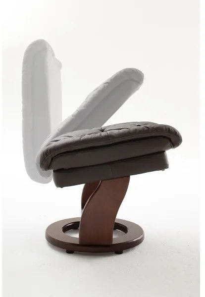 Fotoliu reglabil HABI, maro/nuc