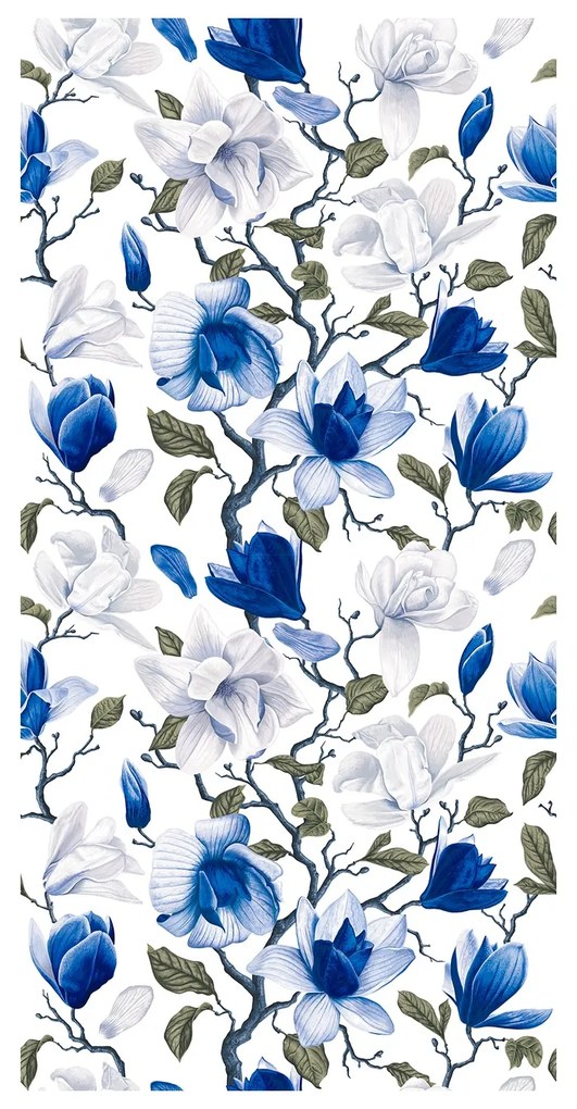 Tapet -Magnolia albastră
