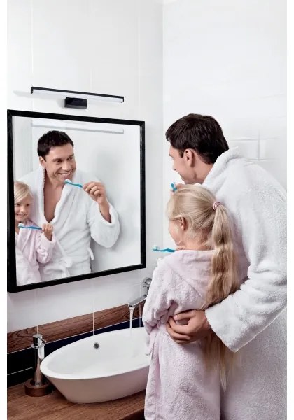 Aplică LED pentru oglindă de baie Kanlux 34930 ASTIM LED/8W/230V IP44 negru