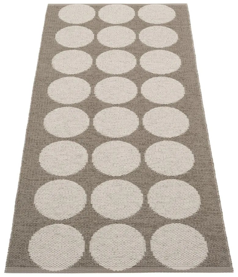 Covor tip traversă pentru interior și exterior maro/bej 70x160 cm Hugo Walnut Linen – Pappelina