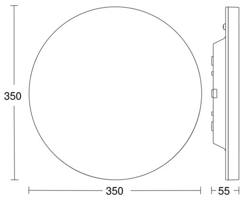 Corp de iluminat LED dimabil cu senzor RSPROR20BASIC 15,3W/230V IP40 4000K Steinel