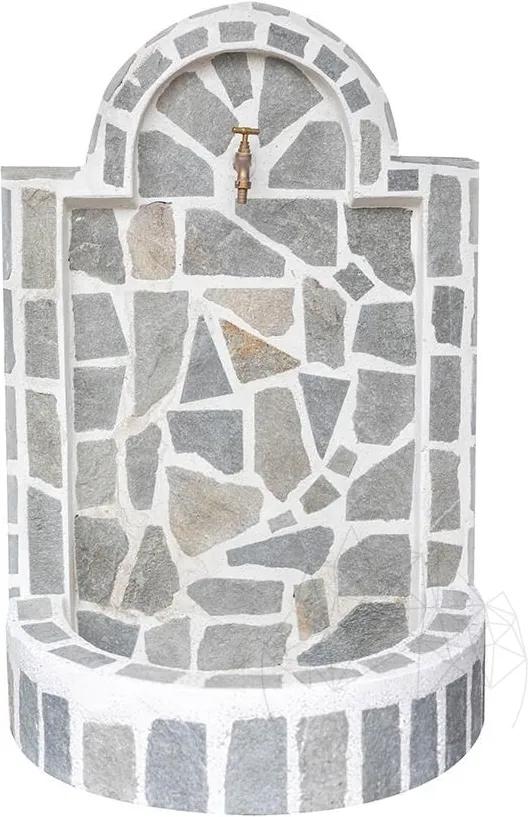 Cismea mica - placata cu piatra poligonala Kavala (80 x 55cm, 70kg)
