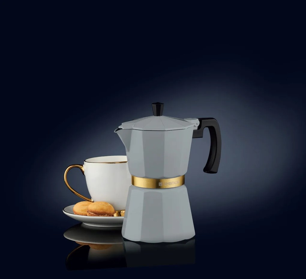 Cafetiera filtru 6 portii, 300ml, gri, Royal