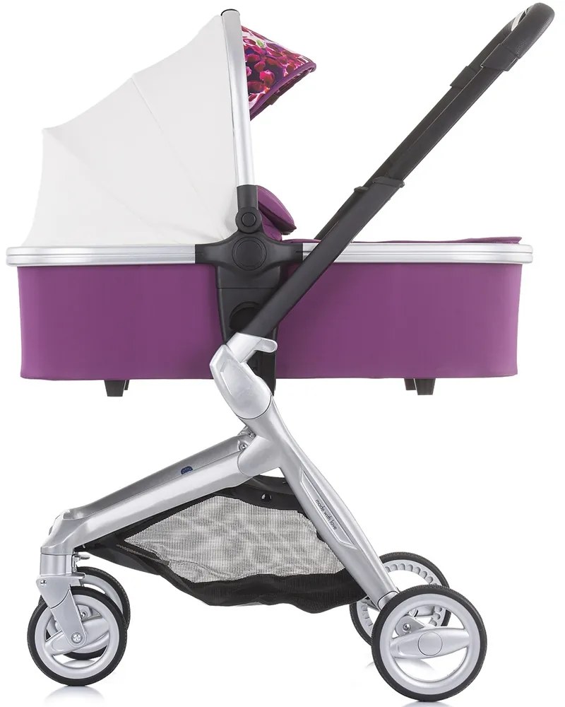 Carucior Chipolino Emotion 3 in 1 white flowers