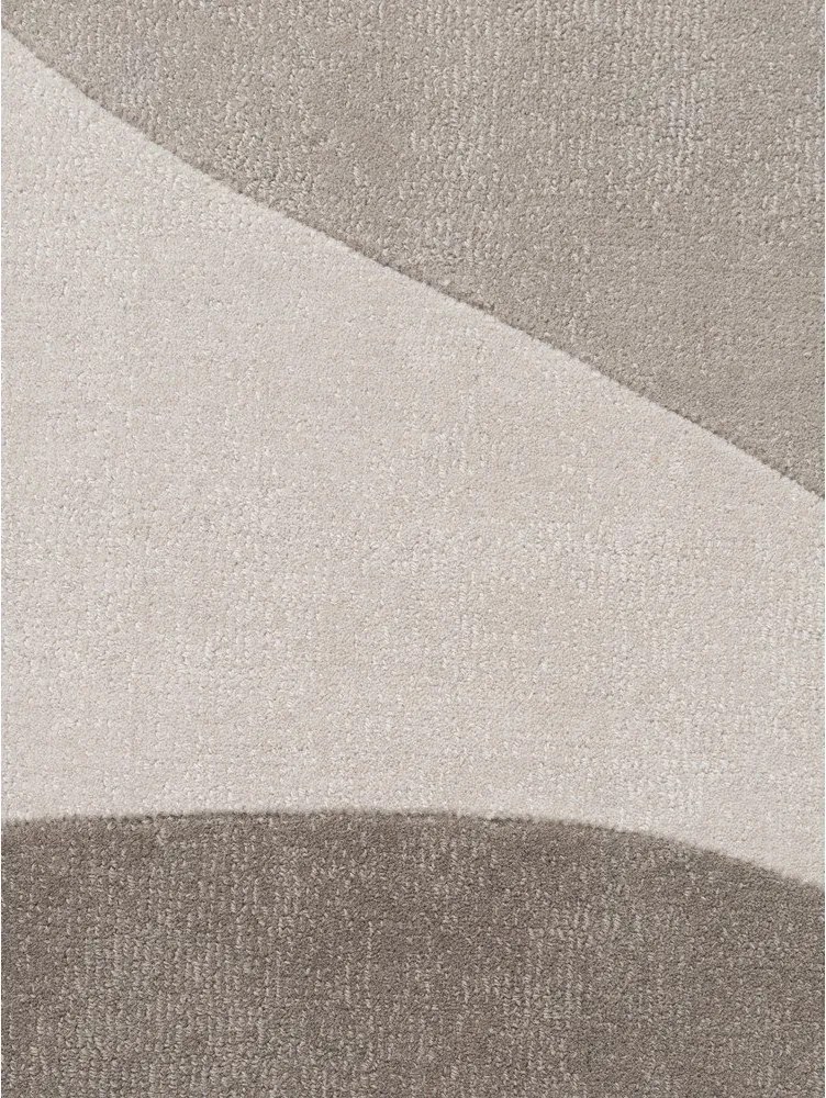 Covor bej țesut manual rotund din lână ø 200 cm Hackney Clarissa – Ted Baker