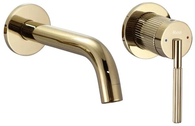 Baterie incastrata Rea Argon auriu + BOX