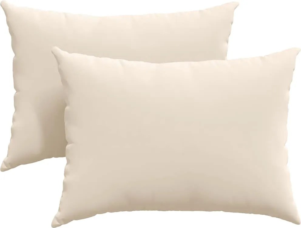 vidaXL Perne pentru canapea 2 pcs Bej 70 x 50 cm țesătură