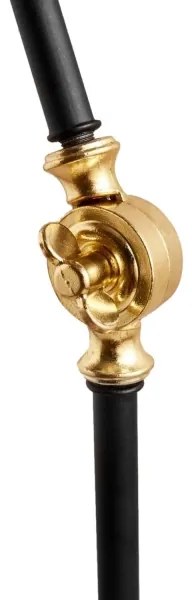 Lampă de podea flexibilă AYD 1xE27/40W/230V, neagră