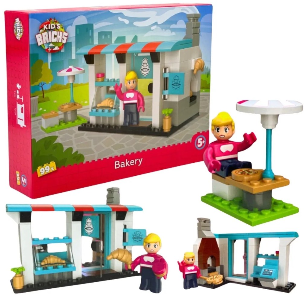 Set de constructie Kid's Brick BRUTARIE, 99 buc