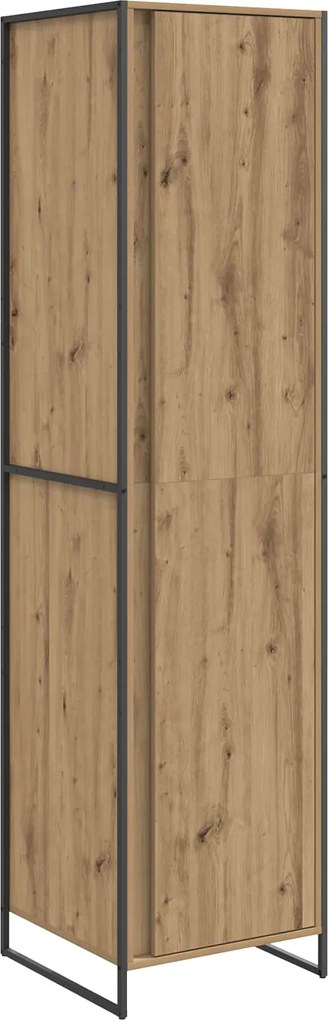 vidaXL Dressing 2 pcs Stejar artizanal 50 x 50 x 200 cm Lemn compozit