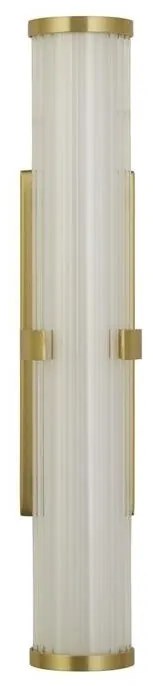 Aplica LED de perete / oglinda baie IP44 Clamp auriu