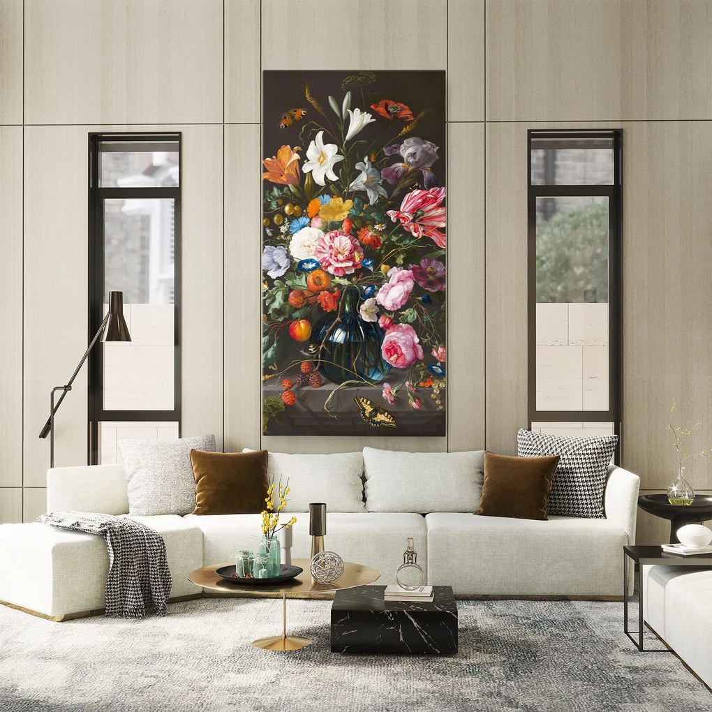 Tablou Canvas, 40x80cm, Dormitor si Living, Flori, Flori in vaza, Blossom Of Life