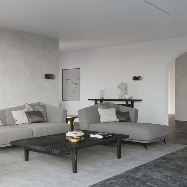 Aplică TILA 2xG9/40W/230V 40 cm neagră Sollux SL.1020