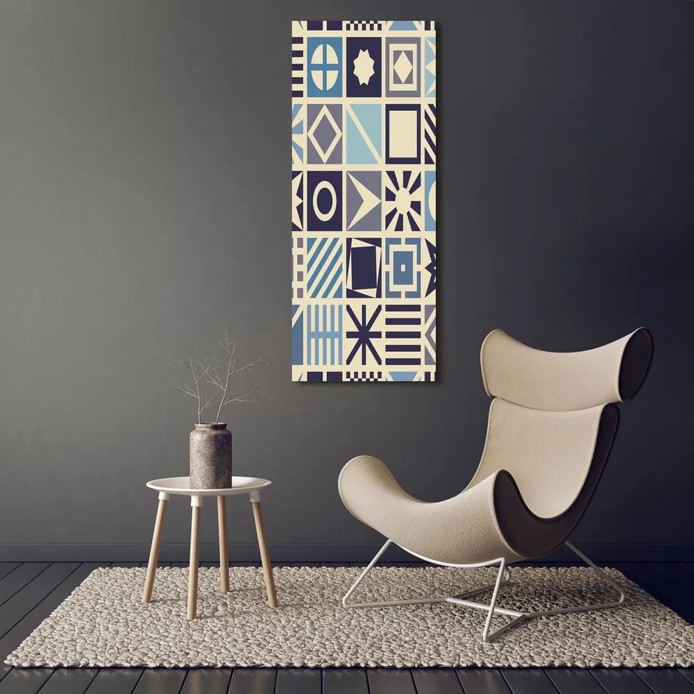 Fotografie imprimată pe sticlă Fundal geometrică