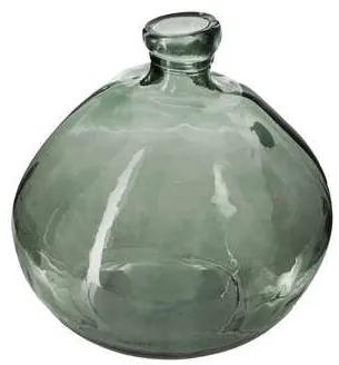 Vaza Sticla Recycle Kaki, 33 Cm
