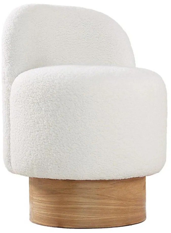 Fotoliu pentru copii RIKI 40x47 cm alb